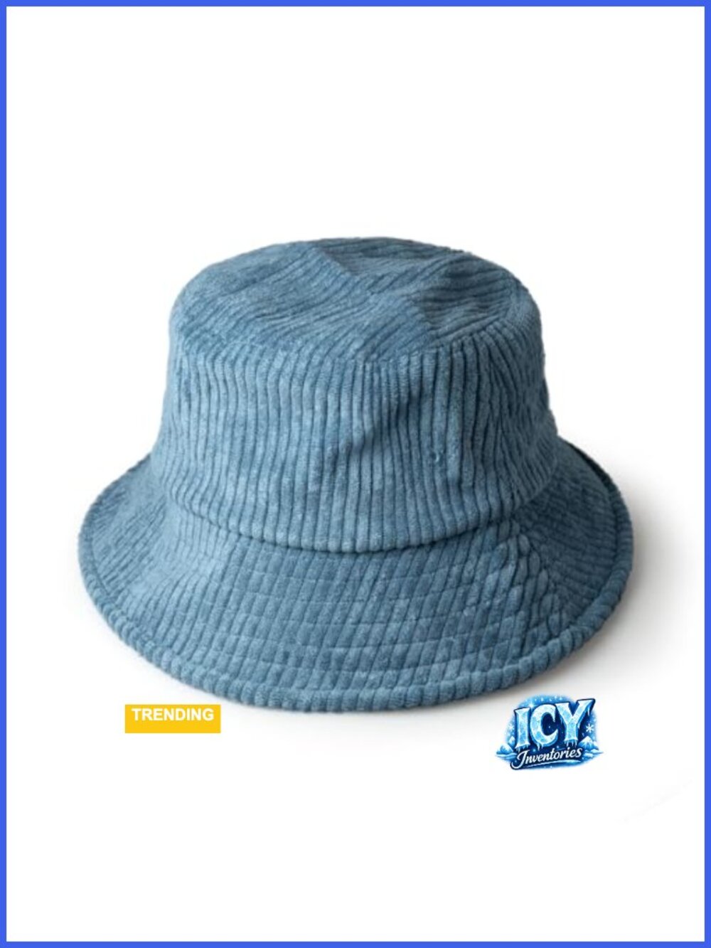 Corduroy Bucket Hat Soft Warm Lightweight Outdoor Fisherman Cap Adjustable